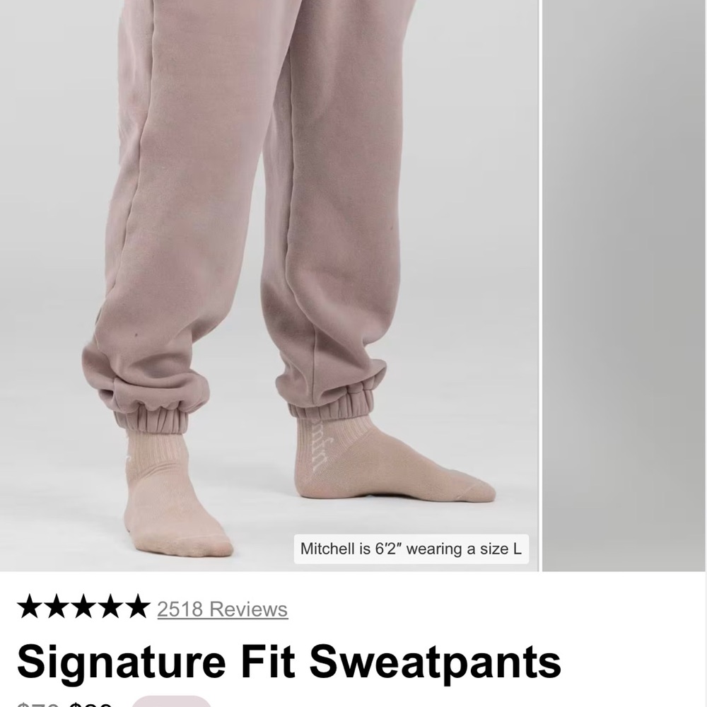 Signature Fit sweatpants Comfrt
